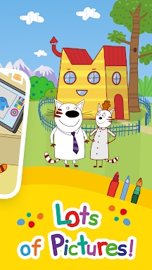Kid-E-Cats: Draw & Color Games screenshots