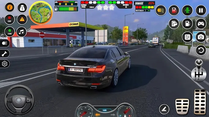 Classic Car Drive Parking Game screenshots