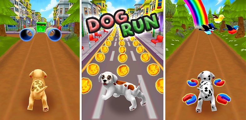 Dog Run Pet Runner Dog Game screenshots