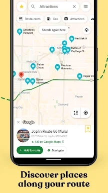Roadie: road trip planner & rv screenshots
