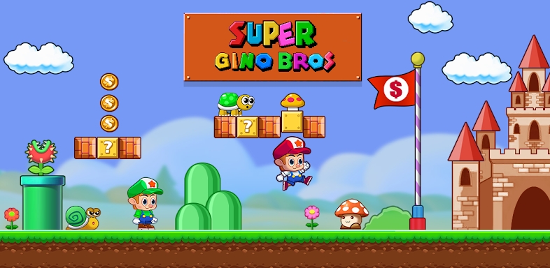 Super Gino Bros - Jump & Run screenshots