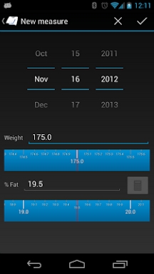 Weight Control screenshots