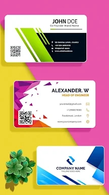 Business Card Maker screenshots
