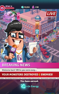 I Am Monster: Idle Destruction screenshots