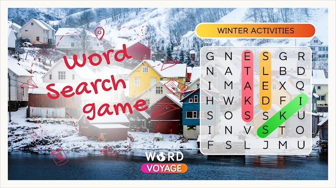 Word Voyage: Word Search screenshots