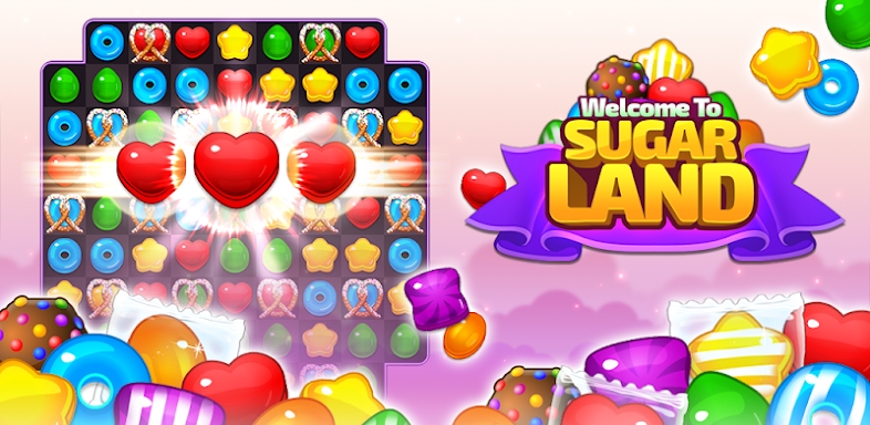 Sugar Land - Sweet Match 3 screenshots