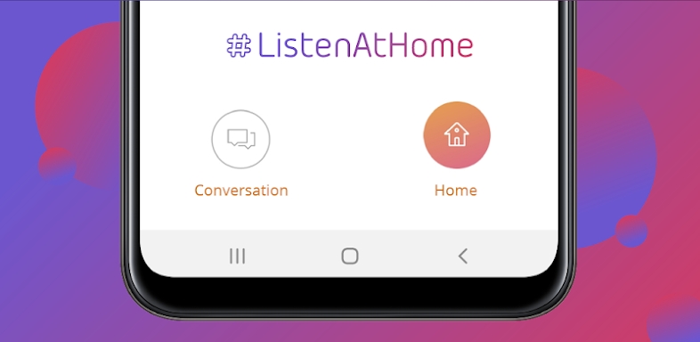 Listen at home screenshots