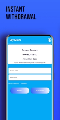 Sky Miner - BTC Cloud Mining screenshots