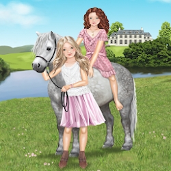Pony and rider dress-up fun