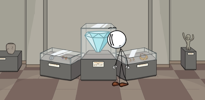 Stickmin Stealing the Diamond screenshots