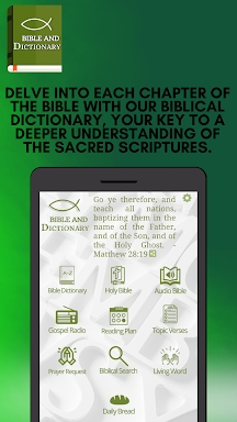 Bible and Dictionary screenshots