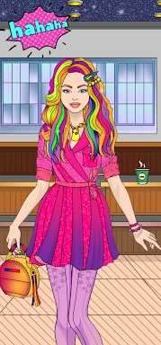 College Girl Coloring Dress Up screenshots