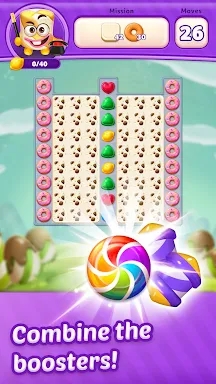 Lollipop Sweet Heroes Match3 screenshots