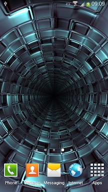 3D Tunnel Live Wallpaper screenshots