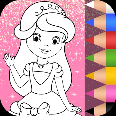 Princess Coloring & Dress Up screenshots