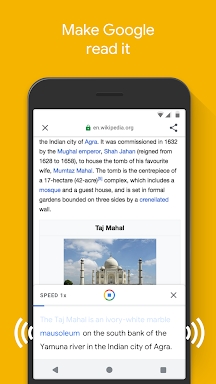 Google Go screenshots