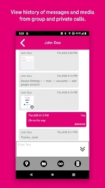 T-Mobile Direct Connect screenshots