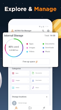 ASTRO File Manager & Cleaner screenshots