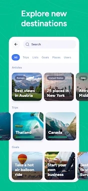 iBucket List: Travel & Goals screenshots