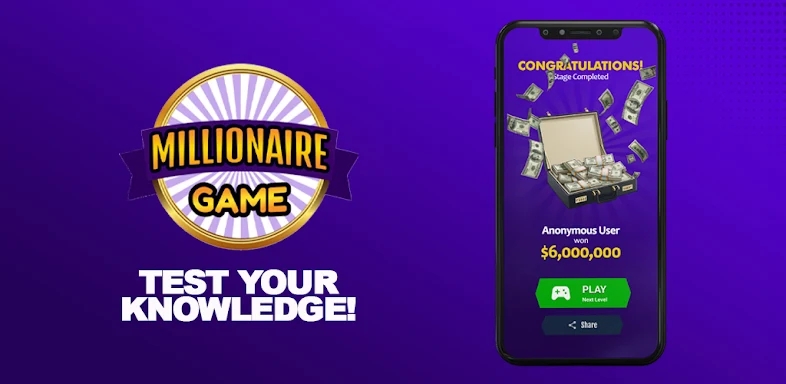 Millionaire Game - Trivia Quiz screenshots