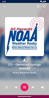 NOAA Weather Radio screenshots