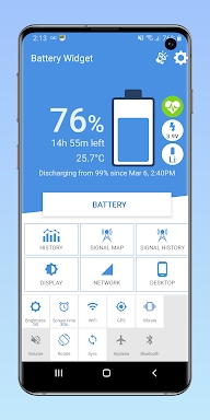 Battery Widget & Signal Finder screenshots