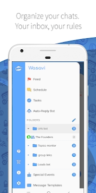 Wasavi: Auto message scheduler screenshots