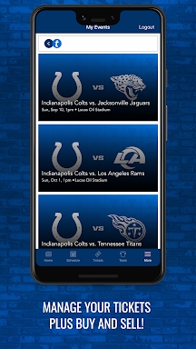 Indianapolis Colts Mobile screenshots