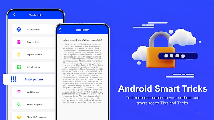 Android Secret Codes: Tips App screenshots