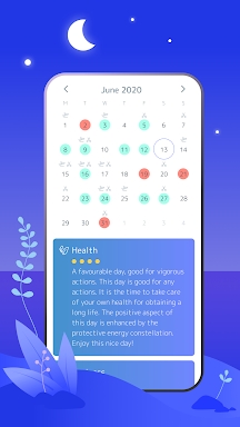 Daily Horoscope Lunar Calendar screenshots