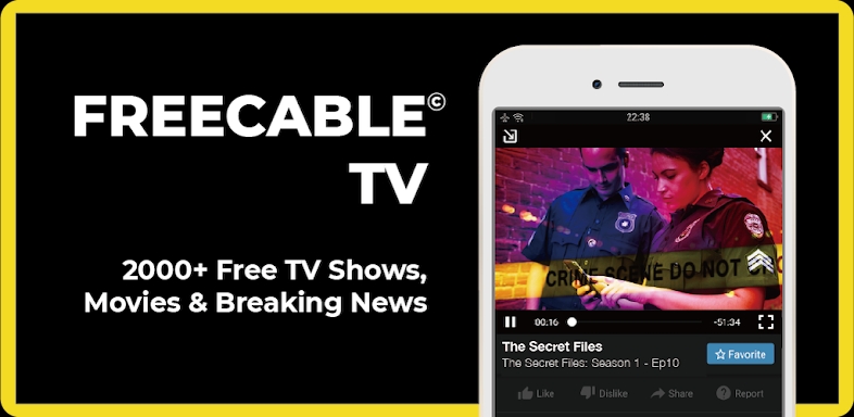 FREECABLE© TV App: Shows, News screenshots