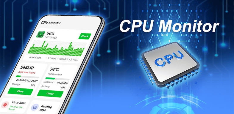 CPU Monitor - Antivirus, Clean screenshots