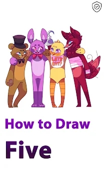 How to draw Five screenshots