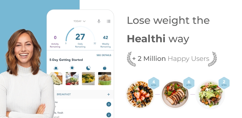 Healthi: Weight Loss, Diet App screenshots
