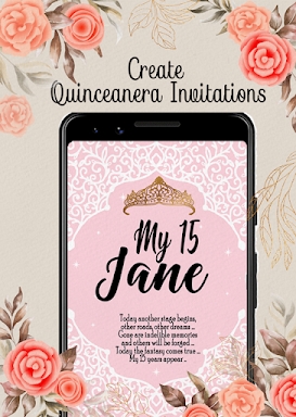 Quinceañera invitations maker screenshots