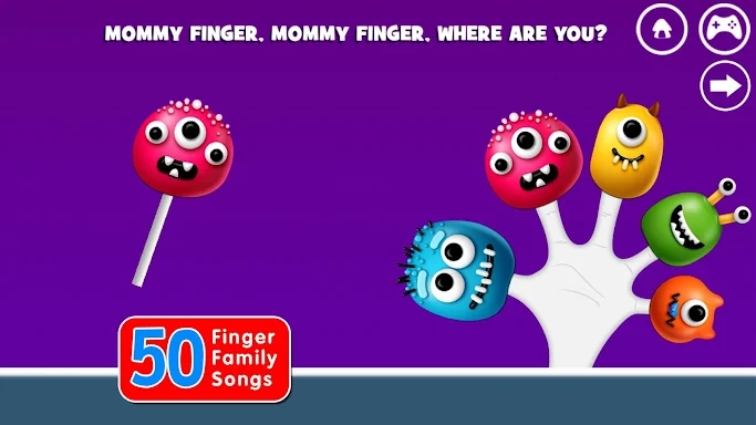 Finger Family Rhymes And Game screenshots