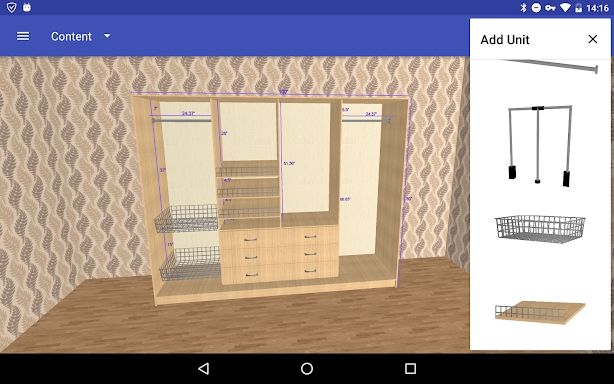 Closet Planner 3D screenshots