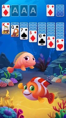 Solitaire Fish Klondike Card screenshots
