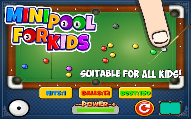 Mini Pool for Kids screenshots