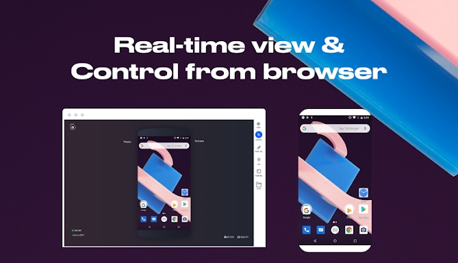 Webkey: Android remote control screenshots