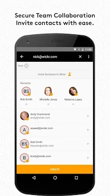 Wickr Me – Private Messenger screenshots