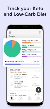 Keto Manager: Low Carb Diet screenshots