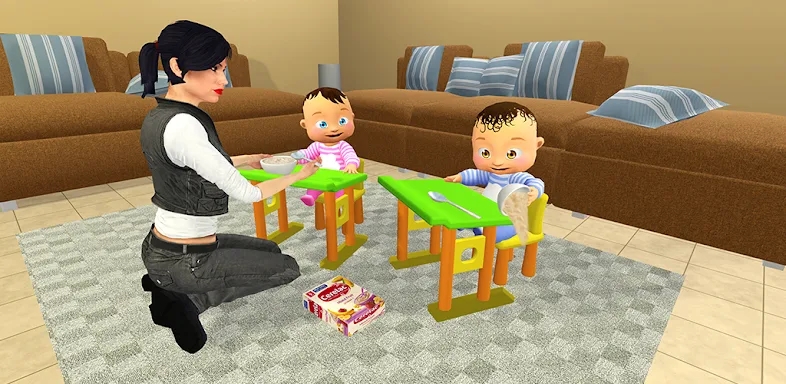Real Twins Baby Simulator 3D screenshots