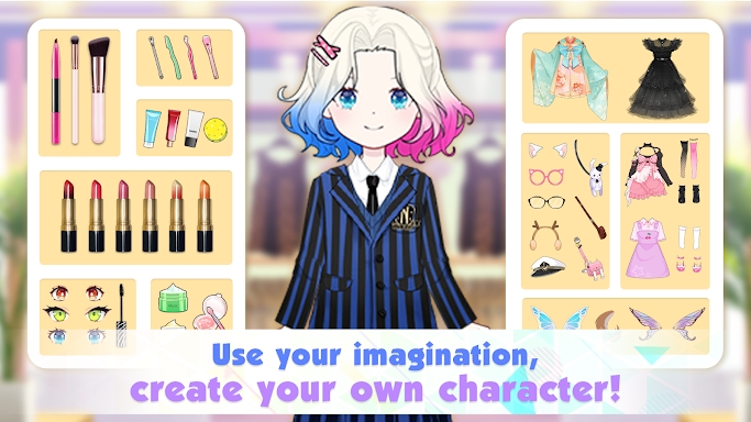 Dress Up! Shining Anime Star screenshots