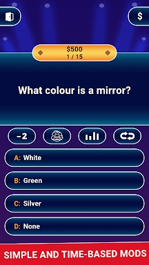 MILLIONAIRE TRIVIA Game Quiz screenshots