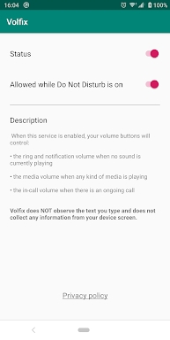 Volfix - volume control fix screenshots