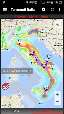 Terremoti Italia screenshots