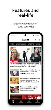 Metro | World and UK news app screenshots