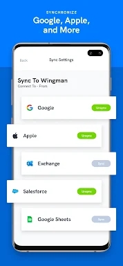 Wingman: Business Card Scanner screenshots