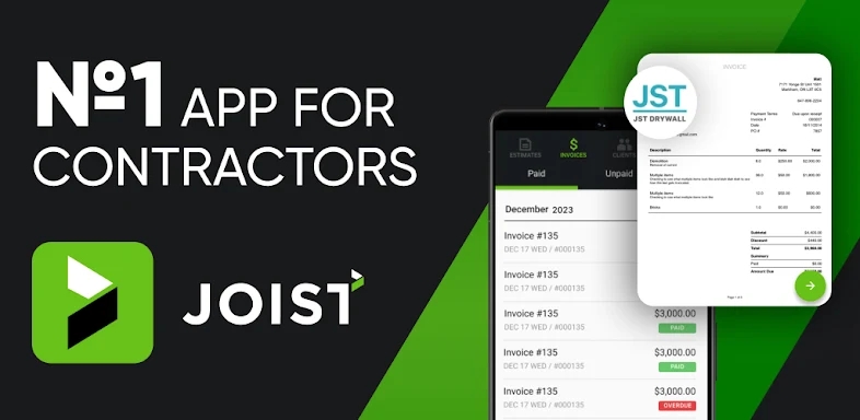 Joist App for Contractors screenshots